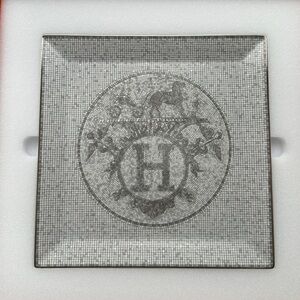 Hermes Mosaique au 24 Platinum Square Plate No5